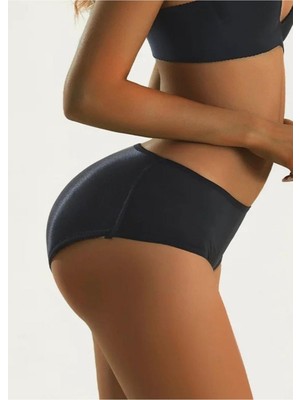 İlkyaz Fashion Ieg™ Siyah Popo Şekillendirici Külot Korse - 721