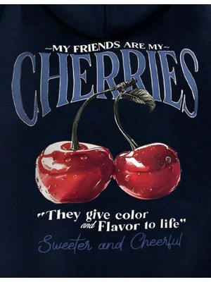 Divin Kadın Baskılı Sweatshırt Kaliteli Kumaş Oversize Kesim