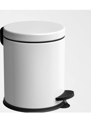 Hype Store Pedallı Çöp Kovası Beyaz 3 Lt (NV1001RB)