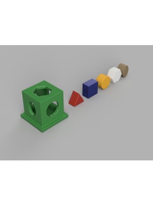 Noctabir Şekil Ayırma Oyuncağı