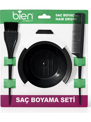 Saç Boyama Seti 3’lü Evde Profesyonel Uygulama ve Karıştırma Kiti