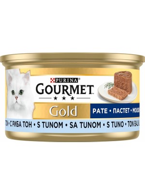 Hype Store Gourmet Gold Kıyılmış Ton Balıklı Yaş Kedi Maması, Yetişkin, 85 G