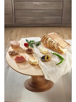 Hype Store Vip Ahmet Organizerli Kahvaltılık 7 Parça, Bakır, Bakır