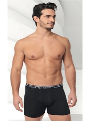 Belirtilmemiş Seher Yıldızı Elastan Boxer 0060 Erkek Iç Giyim Esnek Rahat Boxer (6’lı Paket)