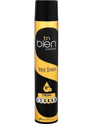 Strong Saç Spreyi 400 ml - Pro-Vitamin B5 Destekli, Güçlü Sabitleyici ve Şekillendirici Sprey