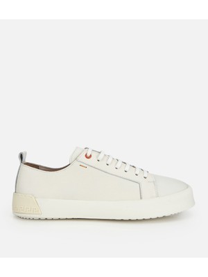 Hotiç 02AYH318550A400 ERKEK Deri Beyaz Yumuşak Dokulu Günlük Ayakkabı