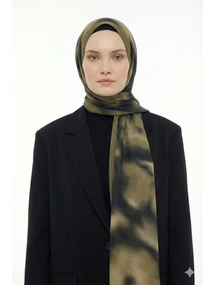 Lavin Scarfs Mist Bloom Koleksiyonu Amore Şal Açık Haki