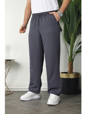 Quafash Yeni Sezon Rahat Kalıp Esnek Kumaş Beli Lastikli Baggy Pantolon