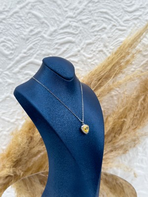 Livora Jewelry 925 Ayar Gümüş Zirkon Taşlı Kalp Modeli Kadın Kolye – Şık Hediyelik