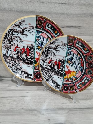 Konyax Pasta ve Servis Tabağı Set 6 Kişilik 12 Parça Martin