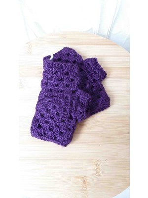 Lal Dizayn El Yapımı Örgü Eldıven