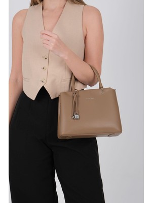 Silver & Polo SP1236 Kadın El Çantası  Vizon