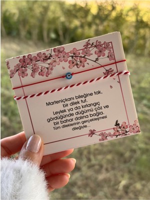 Hercy Marteniçka Şans Bileklik | Kırmızı Ip Bileklik | Nazarlı ve Marteniçka Bileklik