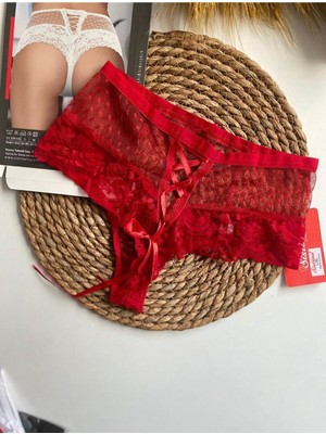 İlkyaz Fashion Ieg™ Kırmızı Kadın Puanlı Külot MARGARITA-K1006