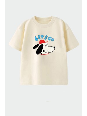 Monila Erkek Çocuk Pamuklu Bisiklet Yaka Baskılı T-Shirt