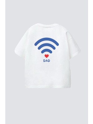 Monila Unisex Çocuk Pamuklu Bisiklet Yaka T-Shirt