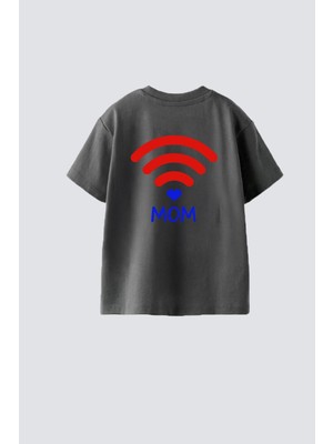 Monila Unisex Çocuk Pamuklu Bisiklet Yaka T-Shirt