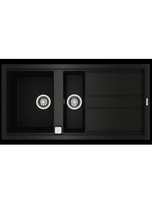 Teka Nova 60 B-Tg Si̇yah Grani̇t Evi̇ye