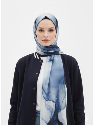 Lavin Scarfs Degrade Motion Koleksiyonu Viskon Şal Mavi