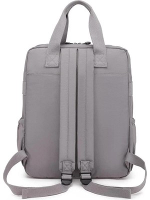 Smart Bags Büyük Boy Krinkıl Kumaş Sırt Çantası BC 1175 - Gri