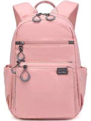 Smart Bags Küçük Boy Ekstra Hafif Uniseks Sırt Çantası BC 3137 - Pudra