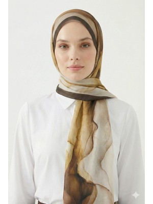 Lavin Scarfs Degrade Motion Koleksiyonu Viskon Şal Haki