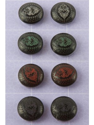 Bijuteri Net Çiçek Desenli Kupa Eşarp Mıknatısı 1 Adet