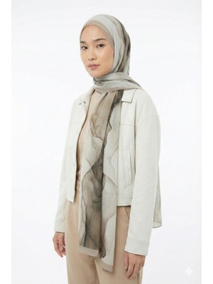 Lavin Scarfs Degrade Motion Koleksiyonu Viskon Şal Füme