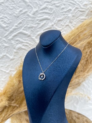 Livora Jewelry 925 Ayar Gümüş Zirkon Taşlı Balık Figürlü Kadın Kolye – Şans & Bereket Simgesi