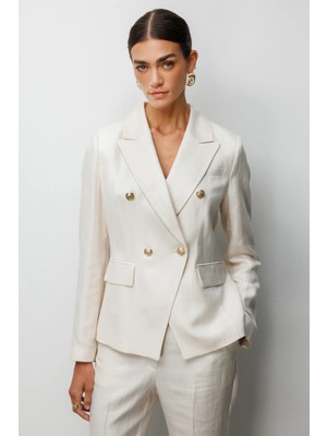 Ekol Kapak Cepli Kruvaze Yaka Ceket 1030