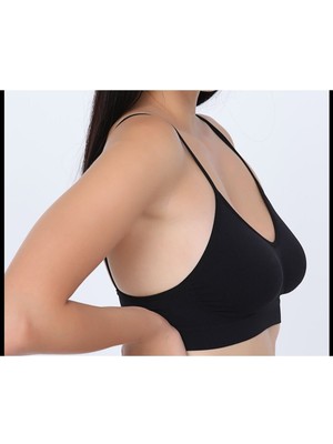 İlkyaz Fashion Ieg™ Siyah Lcralı Büstiyer Sütyen Korse - 720