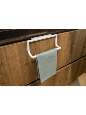Hype Store Mutfak Banyo Havlu Askısı-Beyaz