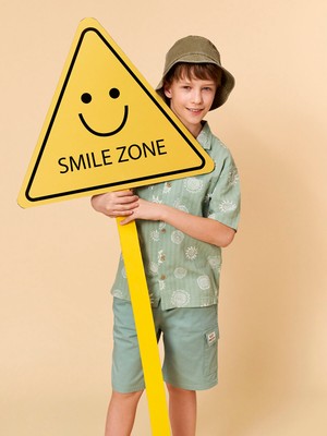 Lc Waikiki Yeni Sezon Desenli Erkek Çocuk Gömlek