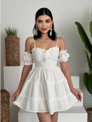 Lucca Kolu Lastikli Mini Elbise