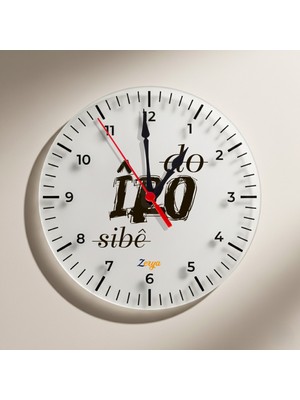 Zerya Kürtçe Do Îro Sibê Yazılı Duvar Saati