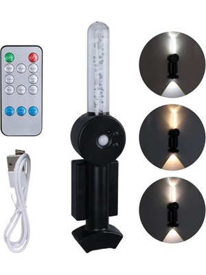 Ledx YD-24060 Mıktanıslı Rgb Renkli USB Şarjlı 800 Mah 3 Kademeli Işıklı Sensörlü Duvar Aplik