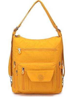 Smart Bags Hem Sırt Hem de Omuz Kadın Çantası BC 1205 4001 - Hardal