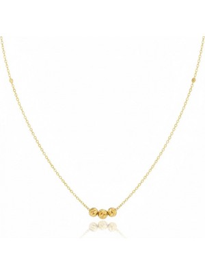 Güzide Kuyumcu 14 Ayar Altın 3'lü Dorikalı Mini Hediyelik Kolye 948