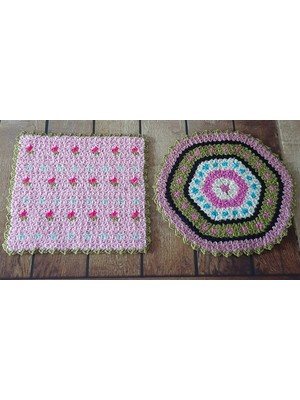 El Emeği El Örgüsü Banyo Lif  En-Boy 33cm