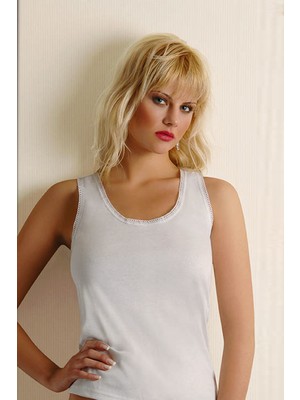 İlkyaz Fashion Ieg™ Ribana Dantelli Bayan Atlet 2112-1