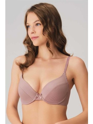 İlkyaz Fashion Ieg™ Balenli Desteksiz Dolgusuz Geniş Sırtlı T-Shirt Sütyeni