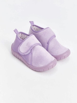Liarca Kız Çocuk Mor Cırt Cırtlı Günlük Ayakkabı – Yumuşak Tabanlı, Rahat ve Hafif Panduf