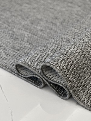 Woolen Halı Woolen Jüt Halı 8102 Gri