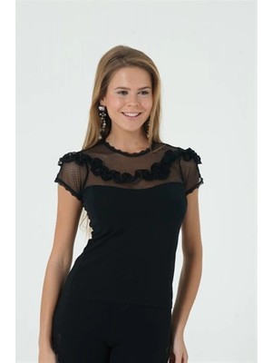 İlkyaz Fashion Ieg™ Şahinler Kadın Ip Dantelli Ip Askılı Atlet