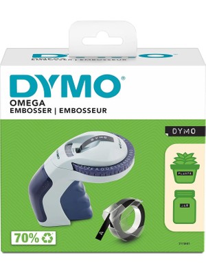 Hype Store Dymo Omega Etiket Kabartma Aleti, Sezgisel Döner Klik Sistemli Ergonomik Kabartma Aleti
