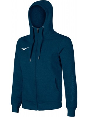 Mizuno Sweat Fermuarlı Kapüşonlu Erkek Sweatshirt Lacivert
