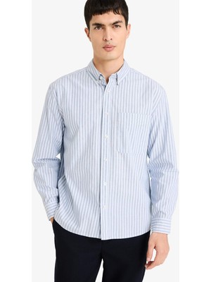 DeFacto %100 Pamuk Relax Fit Gömlek E1148AX26SP