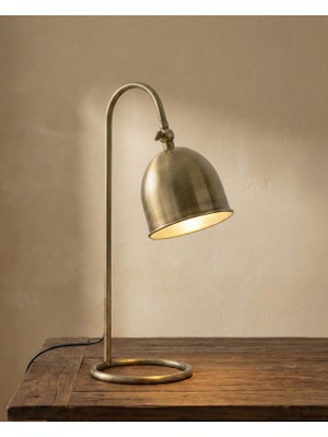 Avizade Zeta Eskitme Retro Endüstriyel Metal Çalışma Masası Lambası - Dekoratif Ofis ve Kitap Okuma Lambası