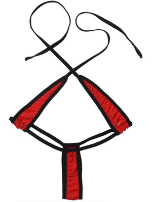 İlkyaz Fashion Ieg™ Kadın Fantezi Iç Giyim Kırmızı Seksi Fantazi Gecelik