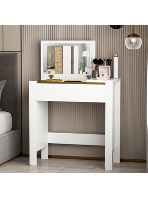 Betroya Buse Aynalı Makyaj Masası | Şık ve Fonksiyonel Makyaj Masası